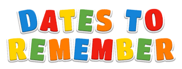 dates to remember