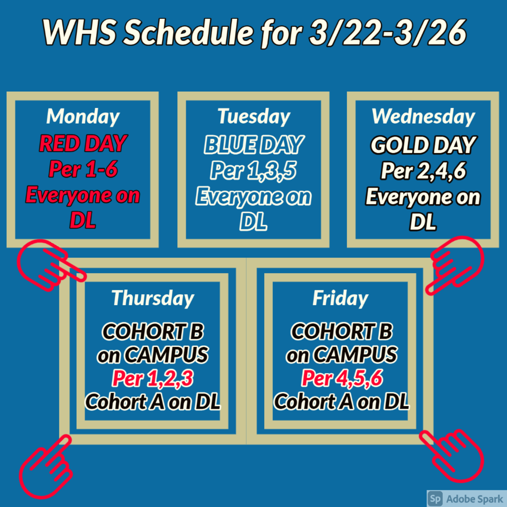 ATTN: NEW SCHEDULE THIS WEEK