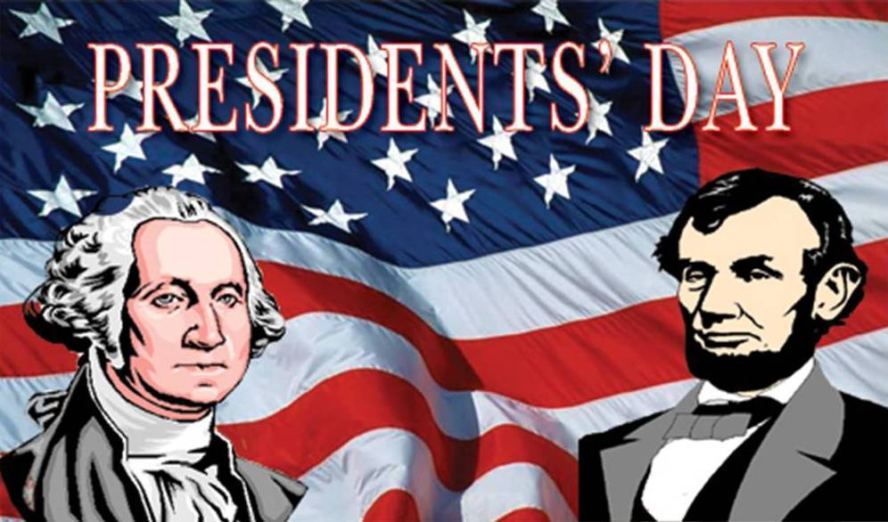 Presidents' Holiday Weekend Feb. 12th-15th