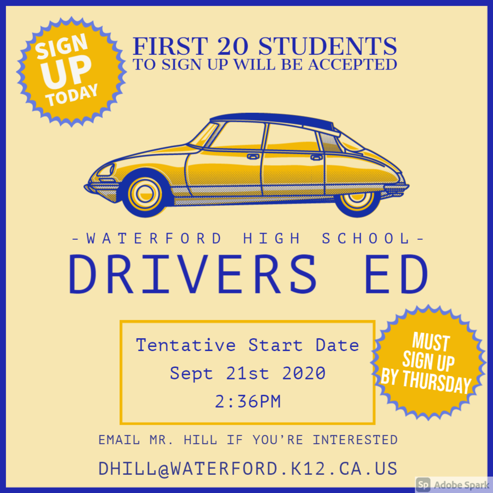 WHS Drivers Ed Sign-Ups