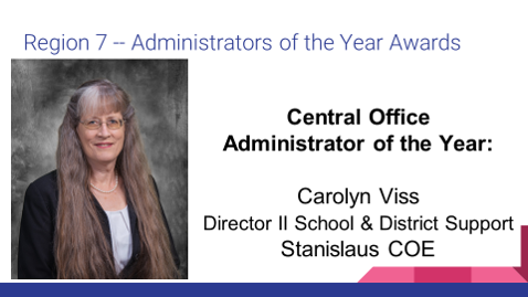 ACSA Administrator of the Year!