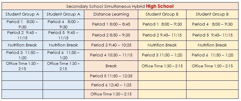 Hybrid Bell Schedule