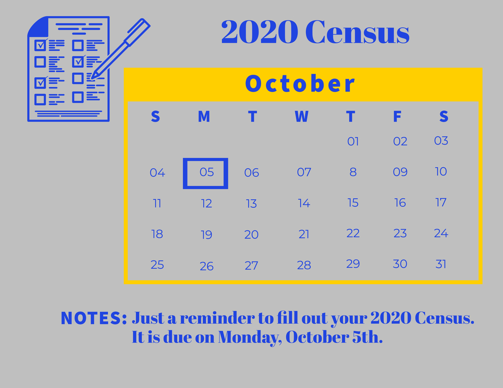 2020 Census Reminder