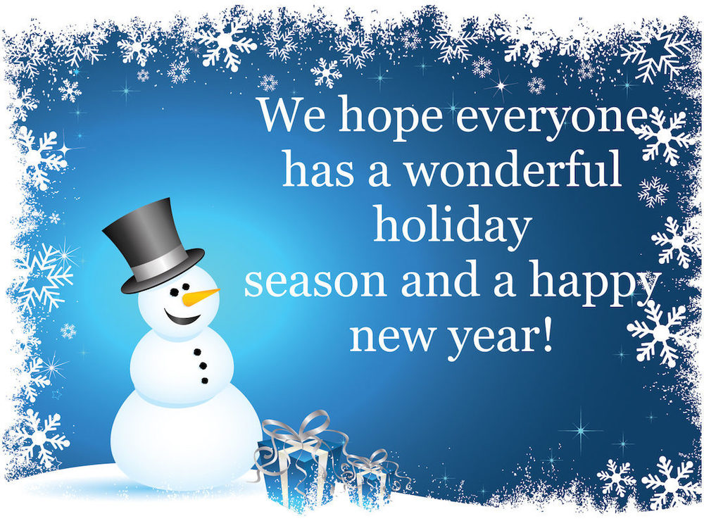 Happy Holidays