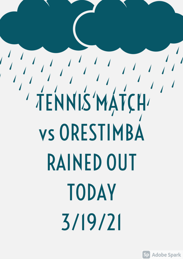 Tennis Rained Out