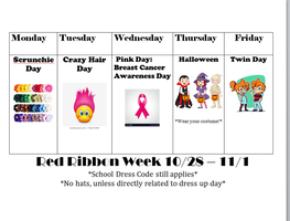 Red Ribbon Week 10/28 - 11/01/2019