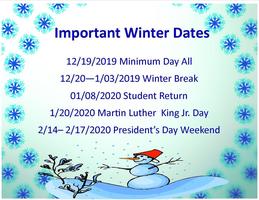 Important Winter Dates