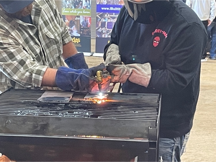 welding experiments at Expo